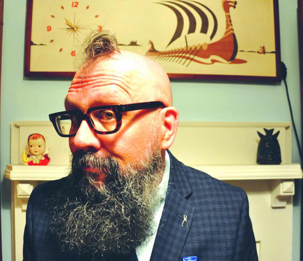 Photograph of illustrator Matthew Daley