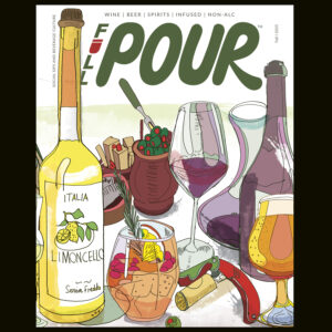 Illustrated cover of Full Pour Issue No. 11–Fall 2025