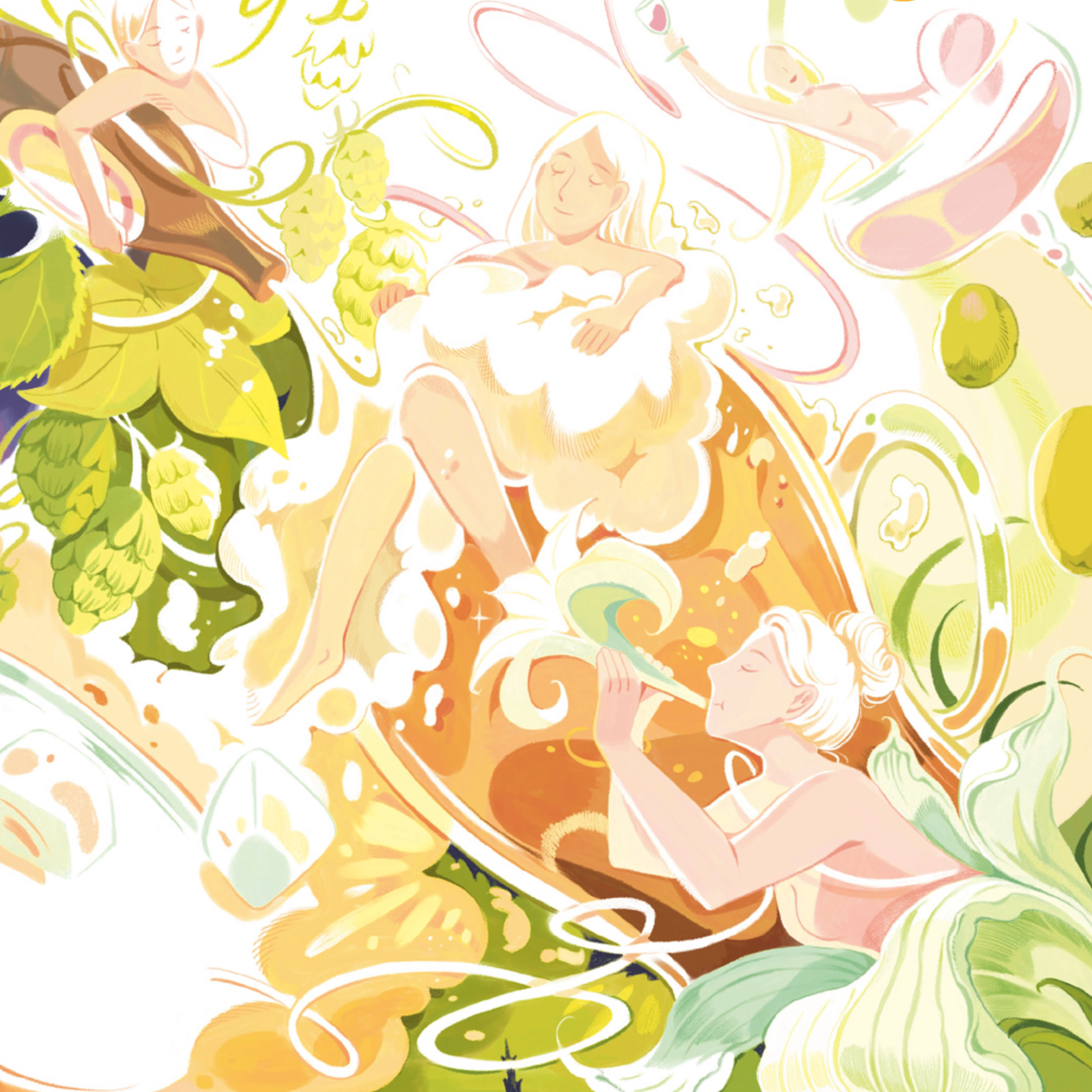 Illustration from Full Pour Issue No. 13–Spring 2026