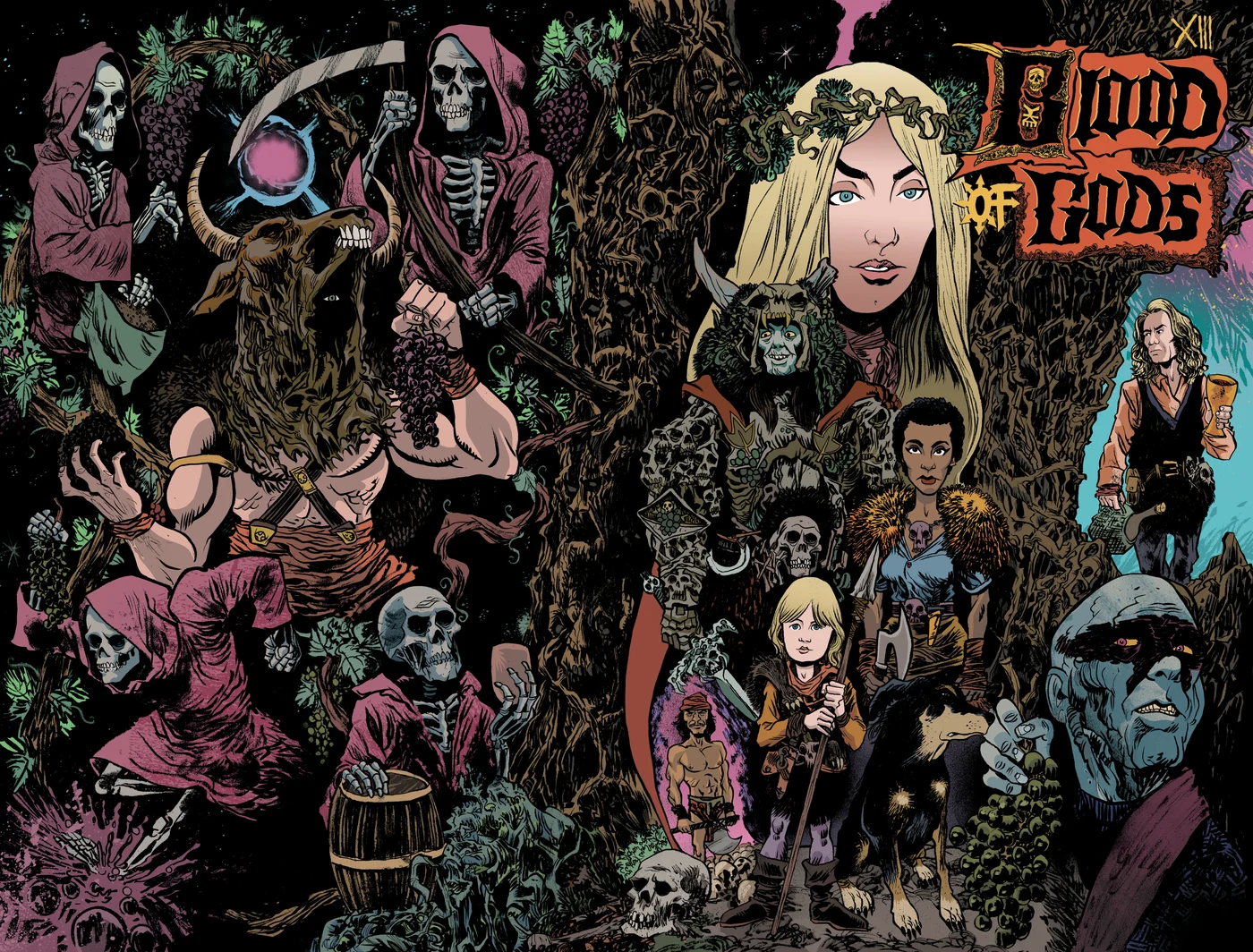 Illustrated cover of Blood Of Gods #13 - Spring/Summer 26